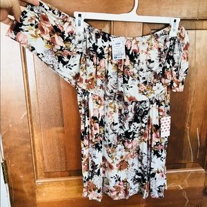 Ross Floral Off the Shoulder Top